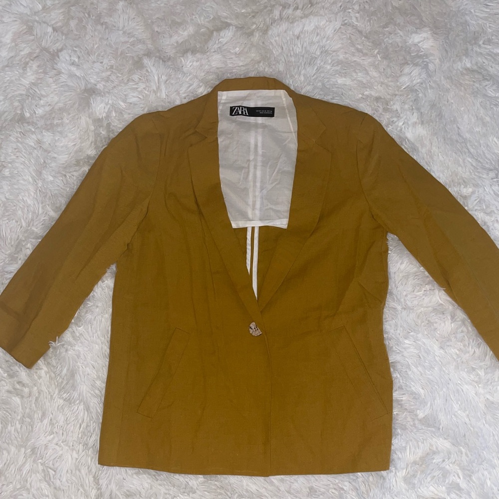 Mustard Zara blazer